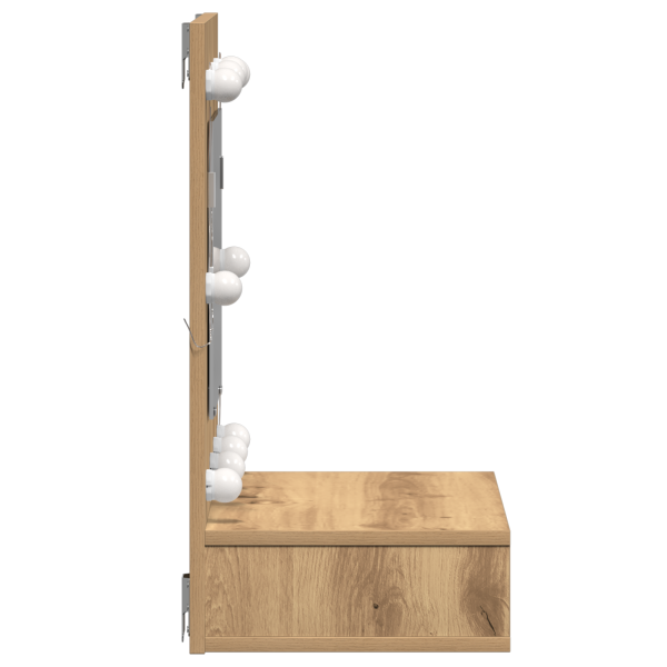 Unidade de Boudoir com Espelho Carvalho Artesanal MDF. Vidro M 5