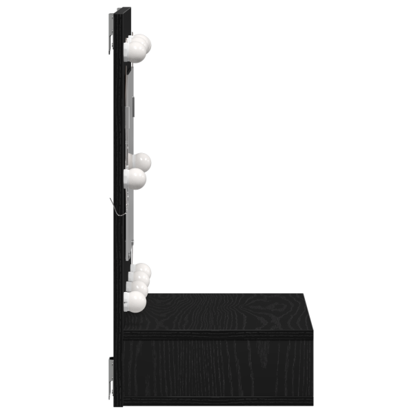 Unidad de tocador de roble negro Roble negro Madera Mediana M 5