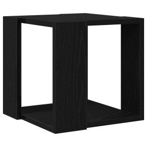 Mesa de Centro Carvalho Preto MDF 32 x 32 x 30 cm Simples H