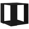 Mesa de Centro Carvalho Preto MDF 32 x 32 x 30 cm Simples 2