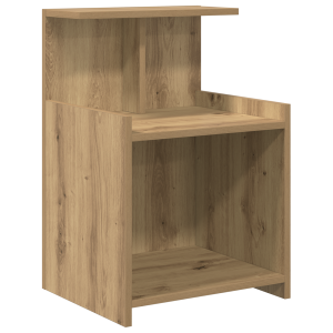 Cabinet de Cama Roble Artesanal 40x35x60 cm Madera Elaborada H