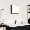Espejo de Baño LED Roble Negro 40x8.5x37 cm Madera Ingienerizada 1