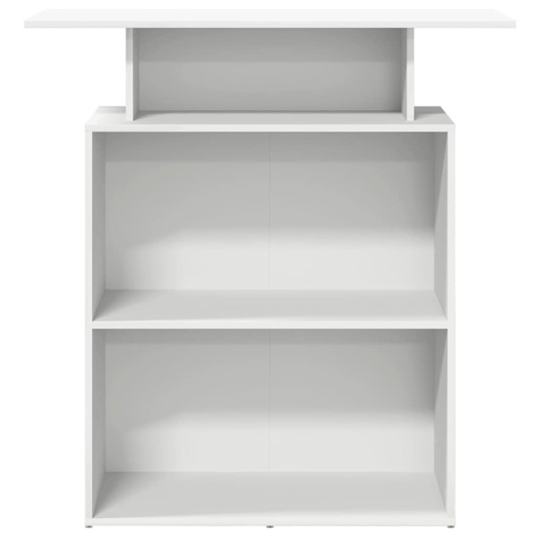 Mostrador de recepción blanco 100x40x104cm madera de ingeniería M 5