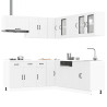 Mueble de cocina Lucca blanco 11 piezas madera contrachapada 1