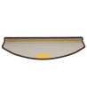 Alfombrilla escalera 30 uds marrón café 65x24x4 cm 4