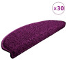 Alfombrilla escalera 30 uds violeta 65x21x4 cm 1