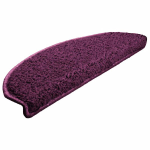 Alfombrilla escalera 30 uds violeta 65x21x4 cm H