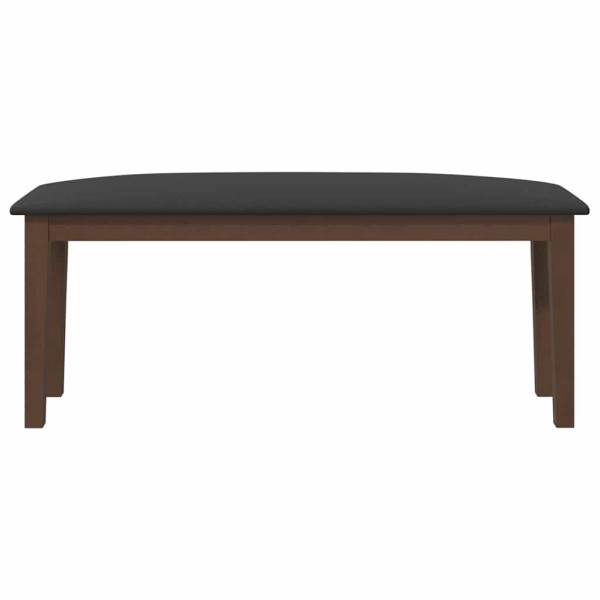 Banco 110 cm madeira seringueira maciça castanho M 4