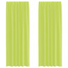 Cortinas de gasa con bolsillos para varillas 2 uds. verde 2