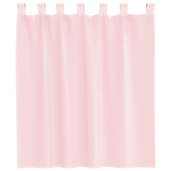Cortinas de gasa con bolsillos para varillas 2 uds. rosa claro M 4