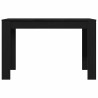 Mesa de comedor de madera ingeniería roble negro 120x60x76 cm 5