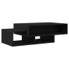 Mesa de centro de madera de roble negro 105x55x32 cm 3