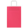 Bolsas de papel con asas 50 uds rosa 21x11x31 cm 5