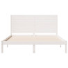 Cama extra longa sem colchão 140x210 cm madeira maciça 4