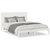 Cama extra longa sem colchão 140x220 cm madeira maciça 2