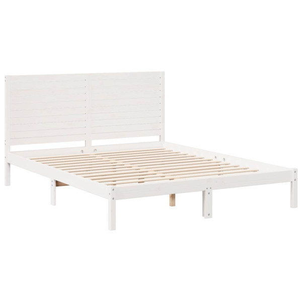 Cama extra longa sem colchão 140x220 cm madeira maciça M 3