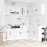 Mueble de cocina Lucca blanco 11 piezas madera contrachapada 3