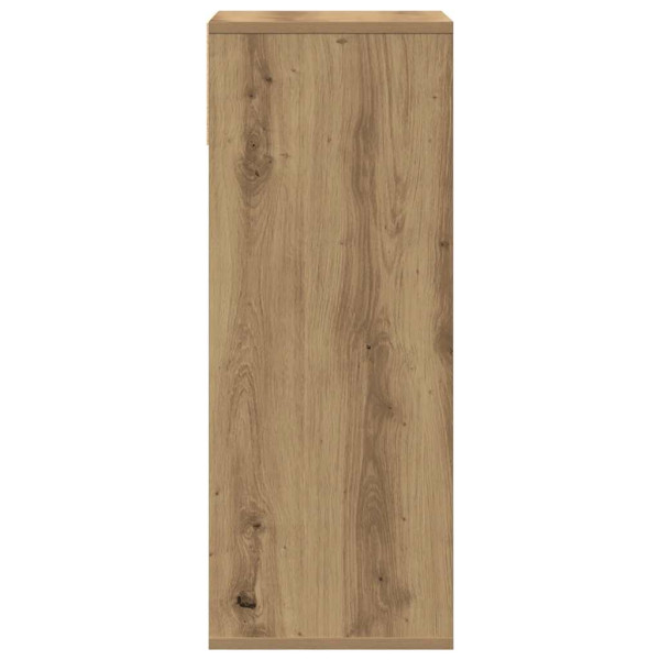 Armario libros madera ingeniería roble artisan 34x31x80 cm M 5