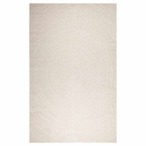 Alfombra ZIZUR apariencia yute interior exterior crema M 3