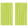 Cortinas de gasa con bolsillos para varillas 2 uds. verde 2