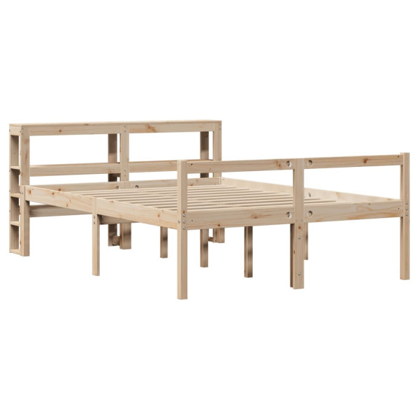 Cama mais velho e folheado de madeira maciça pinho 120x190 cm M 3
