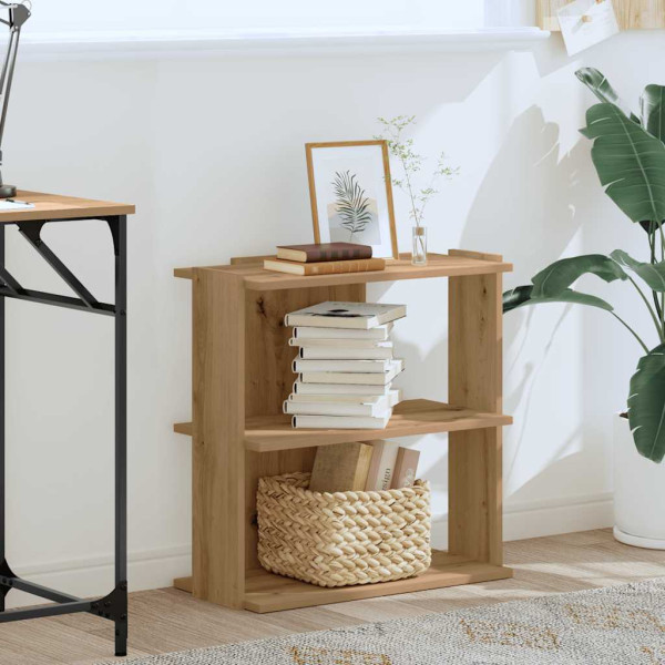 Estante c/ 3 prateleiras derivados madeira carvalho artisiano M 3