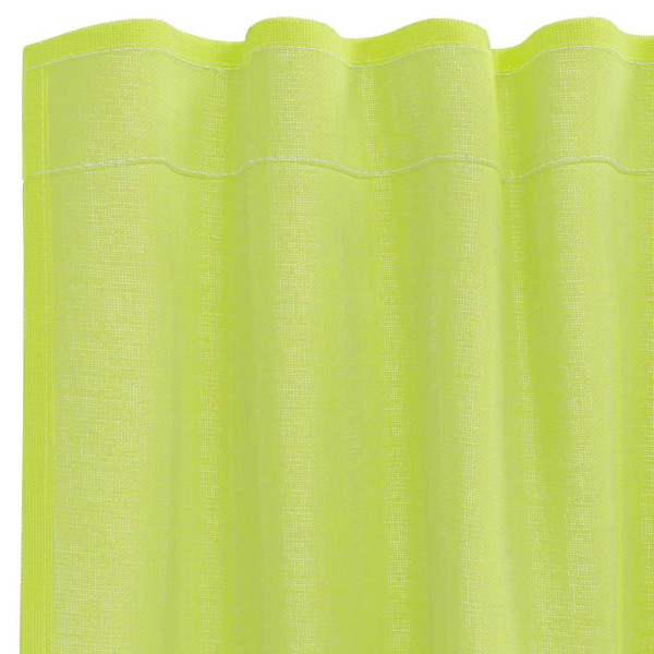 Cortinas de gasa con bolsillos para varillas 2 uds. verde M 5