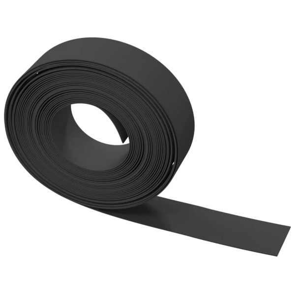 Borduras de jardín 5 uds polietileno negro 10 m 15 cm M 5