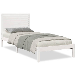Cama extra longa sem colchão 90x220 cm madeira maciça H