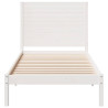 Cama extra longa sem colchão 90x220 cm madeira maciça 4