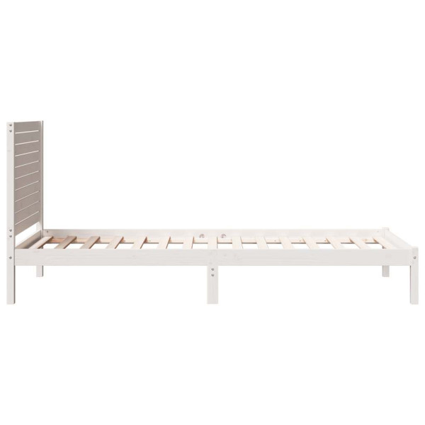 Cama extra longa sem colchão 90x220 cm madeira maciça M 5
