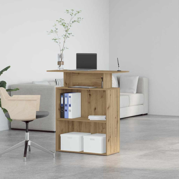 Mostrador de recepción roble artisian 100x40x104 cm M 4