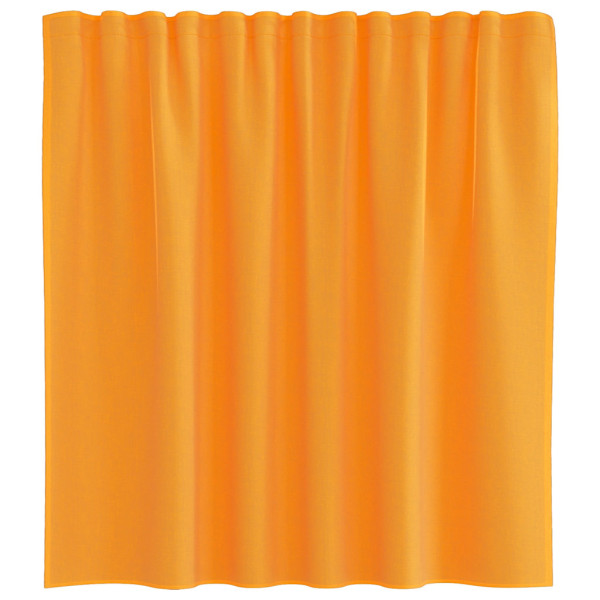Cortinas de gasa con bolsillos para varillas 2 uds. naranja M 4