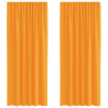 Cortinas de gasa con bolsillos para varillas 2 uds. naranja 2