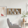 Estante de pared Artisan Roble 36x16x90 cm Madera de ingeniería 3