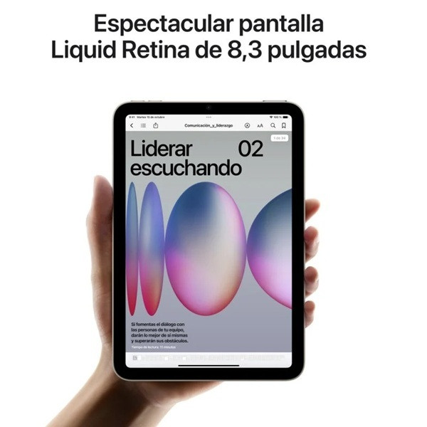 Apple iPad mini 8.3" 7th 2024 256GB WiFi blanco estrella M 5