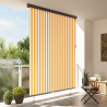 Cortina de Rodillo Exterior naranja y blanco 200 x 250 cm tela 3