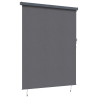 Cortina Rolô Exterior Cinzento-escuro 220 x 250 cm tecido 5