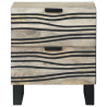 Mesas de cabeceira com gaveta 2 pcs Nogueira 40 x 33.5 x 46 cm 4