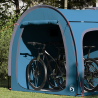 Tenda para arrumação de bicicletas com telhado com armazenamento com ventilação de ar Azul 4