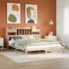 Cama com estante sem colchão 180x200 cm pinho maciço 1