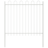 Cerca de Jardín VidaXL con Arco Blanco 5.1x1.5 m de Acero 4