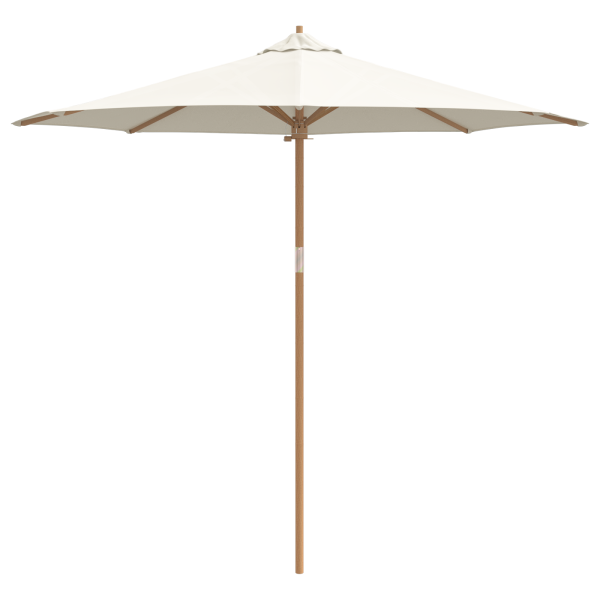 Parasol de Jardim Creme Branco 270x260 cm Bambu M 4