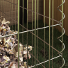 Compostador de Jardín  100x100x50 cm de Acero Galvanizado Cuadrado 3