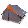 Tienda Familiar A-Frame para 7 Personas Gris y Naranja Impermeable 3