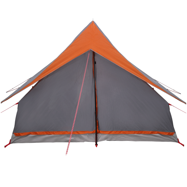 Tienda Familiar A-Frame para 7 Personas Gris y Naranja Impermeable M 5