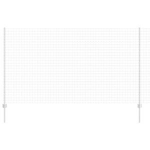 Cercas Euro com 10 Postes U Prata 1.4x10 m Aço H