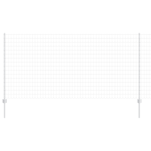 Cerca Euro com 10 Postes Prata 1.2x10 m Aço H