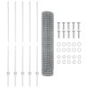 Set de Cerca Euro Set de 2 Acero galvanizado 10 x 1.4 m 5