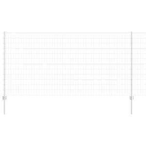 Cerca Euro com 22 Postes em Prata 1.2x25 m Aço H